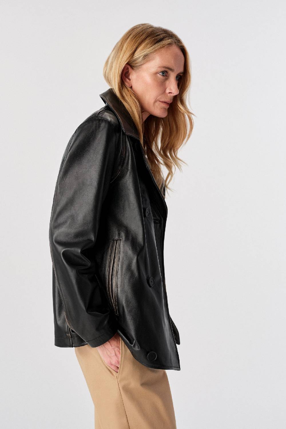 Liviana Conti GIACCA PELLE DOPPIOPETTO S4NN4SX35Y69W6.S