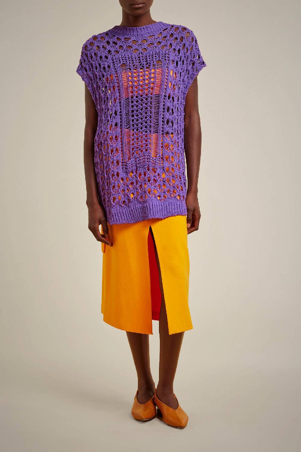 Liviana Conti GILET EFFETTO PIZZO S4FF4SB05I43-1.XS/S