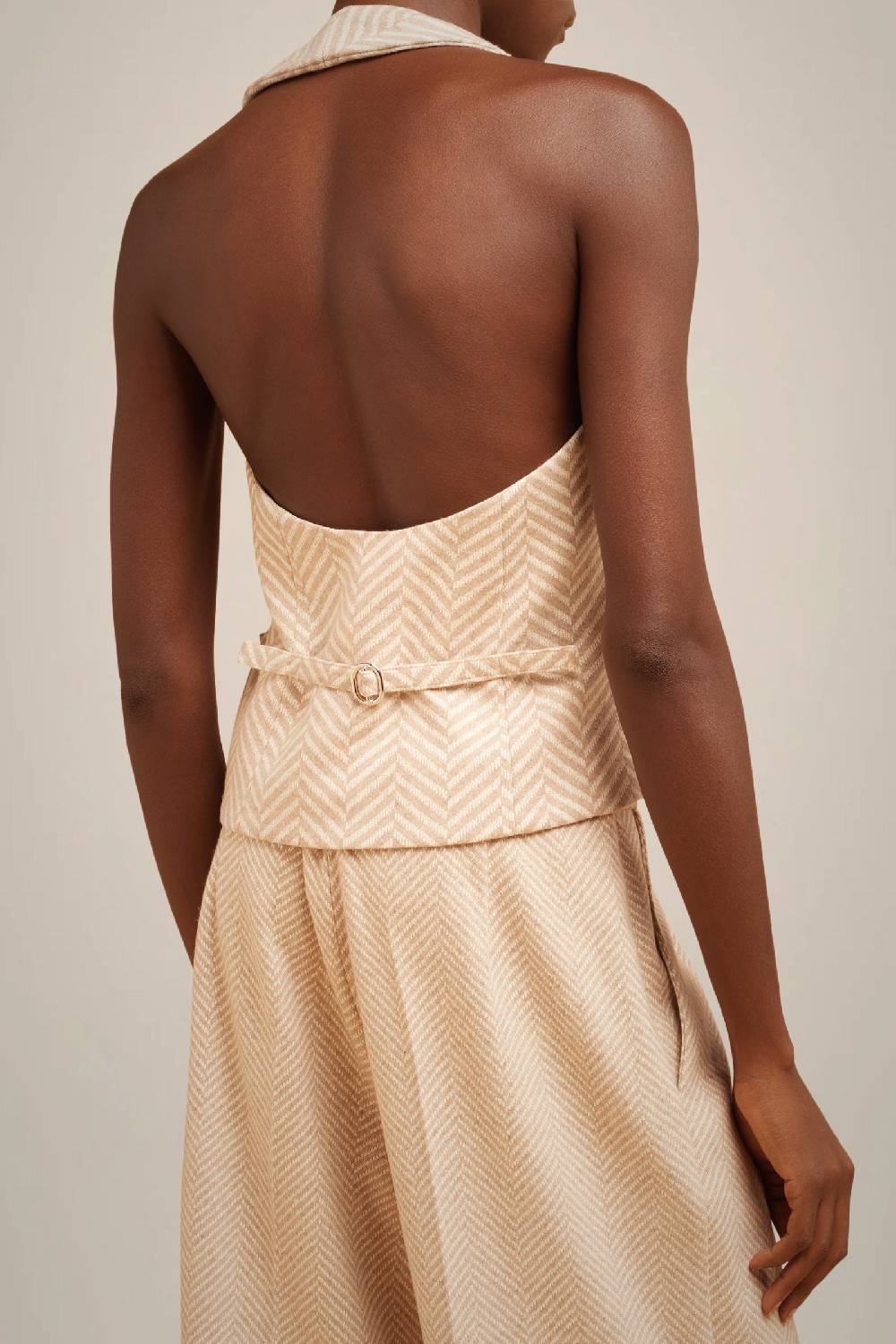 Liviana Conti GILET HALTER PANNO CASHMERE W4FF4WL256-RSC.38