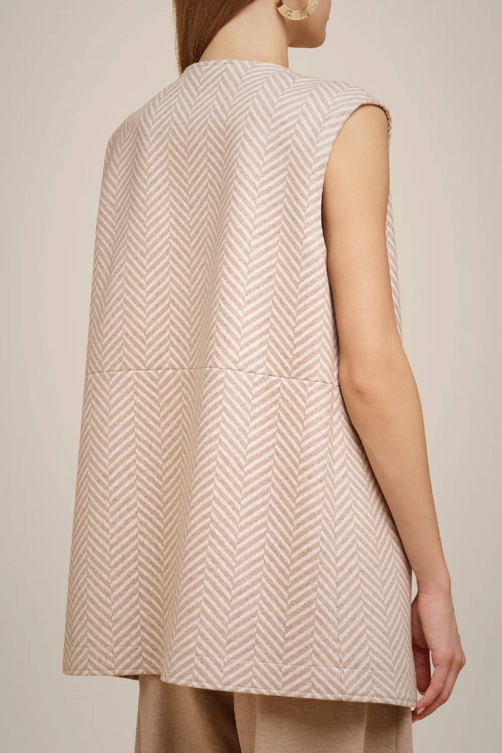 Liviana Conti GILET LUNGO PANNO CASHMERE W4FF4WL266-RSC.38