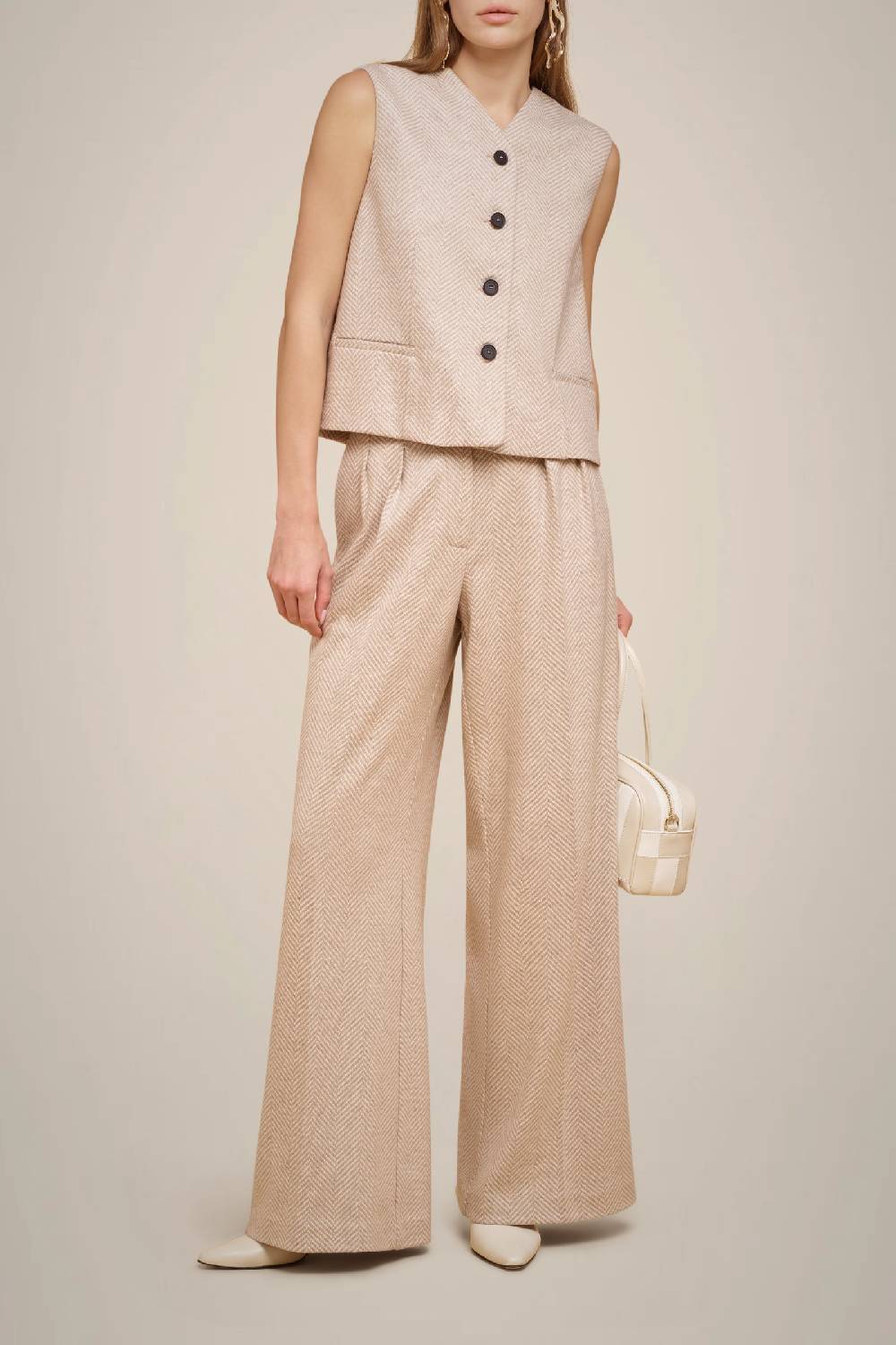 Liviana Conti GILET PANNO CASHMERE W4FF4WL247-RSC.38