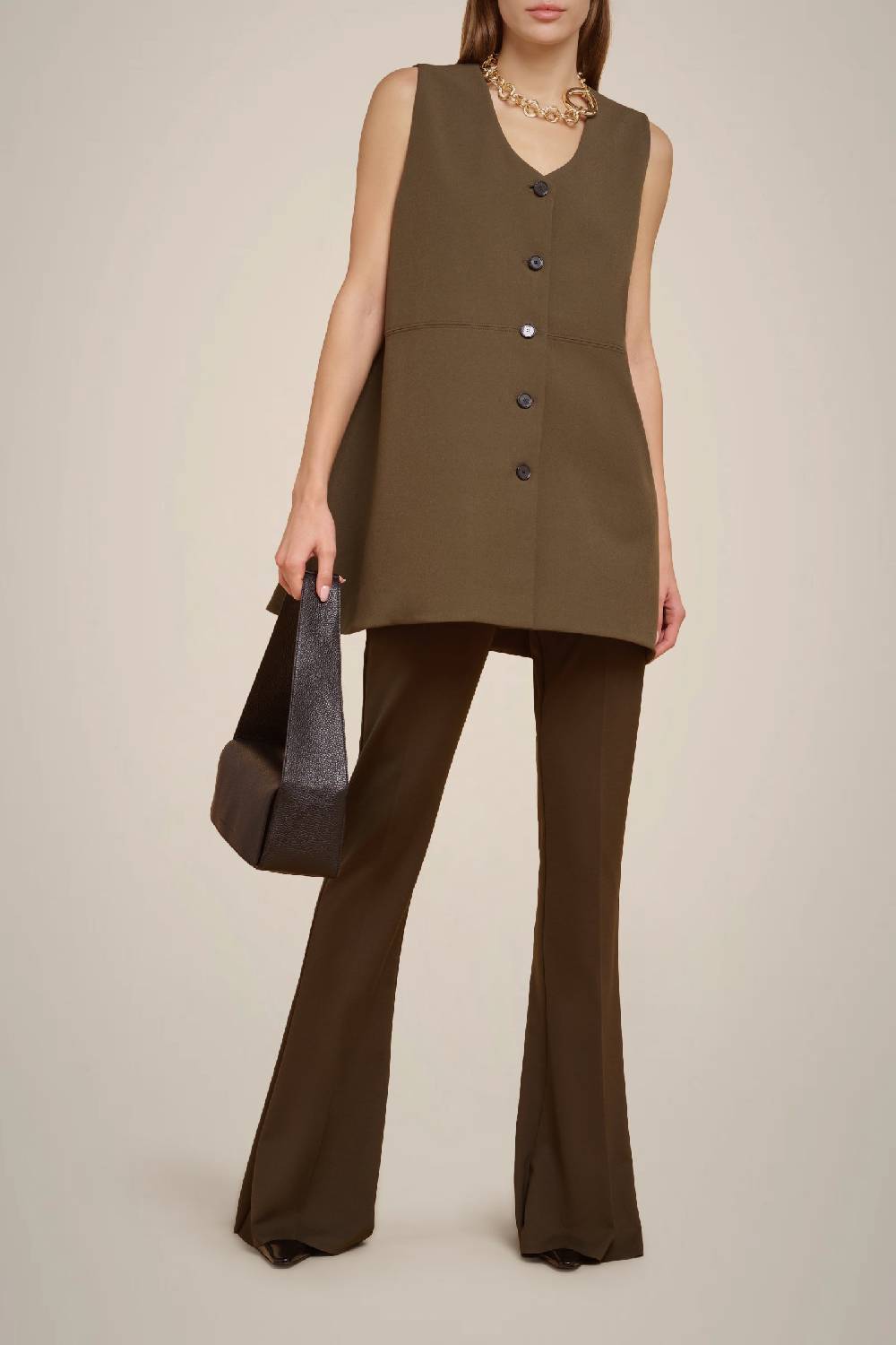 Liviana Conti GILET SVASATO IN PUNTO MILANO W4FF4WM57T03-1.38