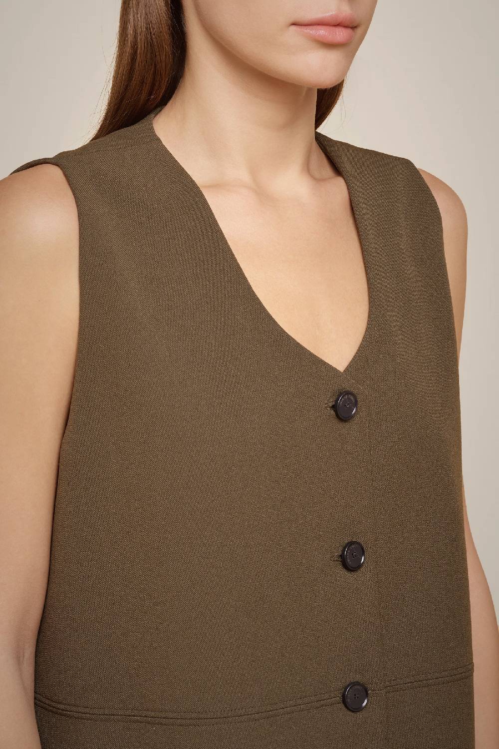 Liviana Conti GILET SVASATO IN PUNTO MILANO W4FF4WM57T03-1.38