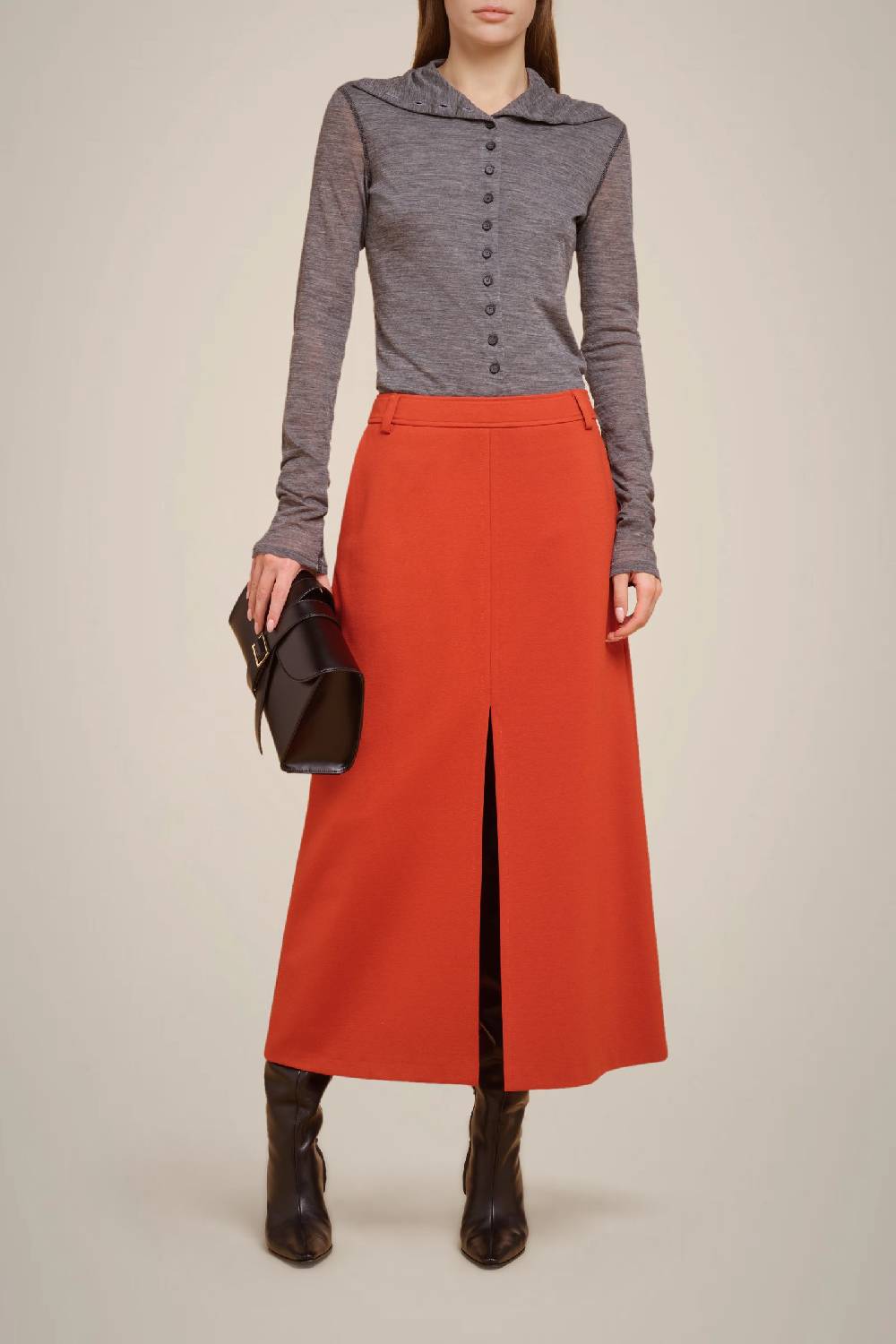 Liviana Conti GONNA CINTURINO IN PUNTO MILANO W4FF4WI43U12-0.38