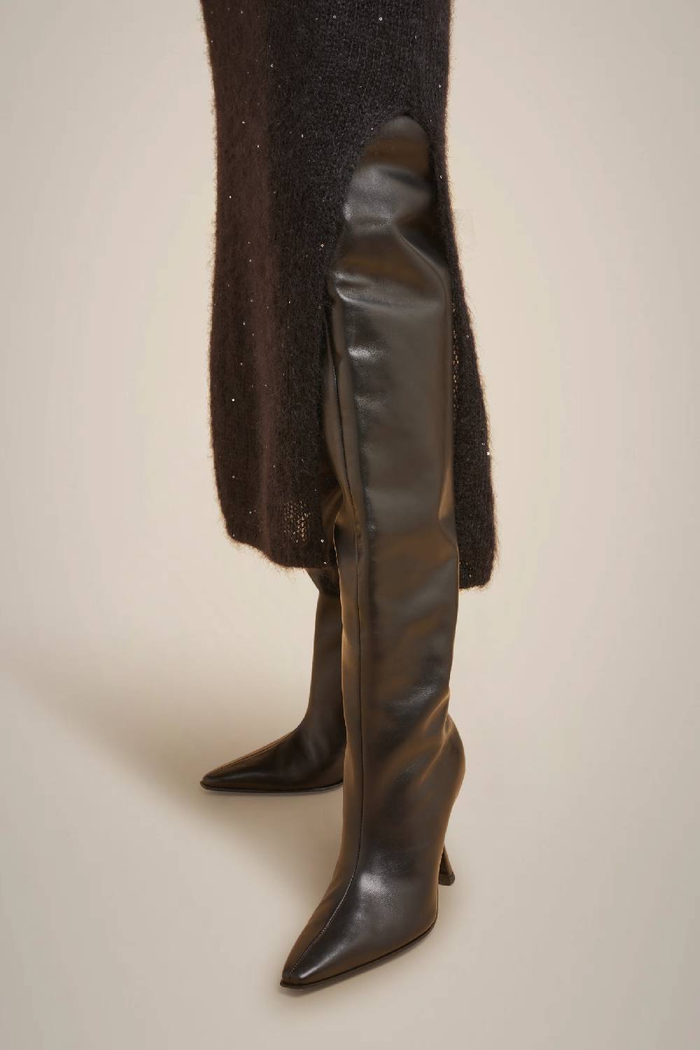 Liviana Conti GONNA IN MOHAIR PAILLETTES W4FF4WG58Y69Z2.XS