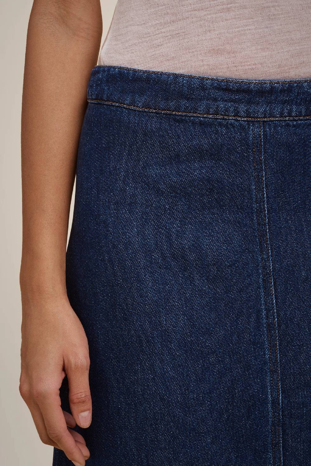 Liviana Conti GONNA LUNGA IN DENIM W4FF4WY82Z83-0.XS