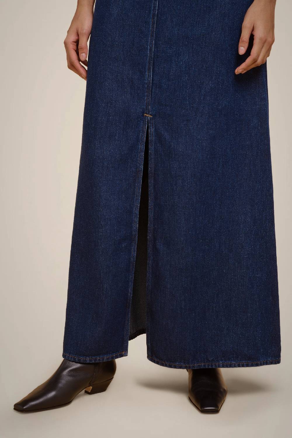 Liviana Conti GONNA LUNGA IN DENIM W4FF4WY82Z83-0.XS