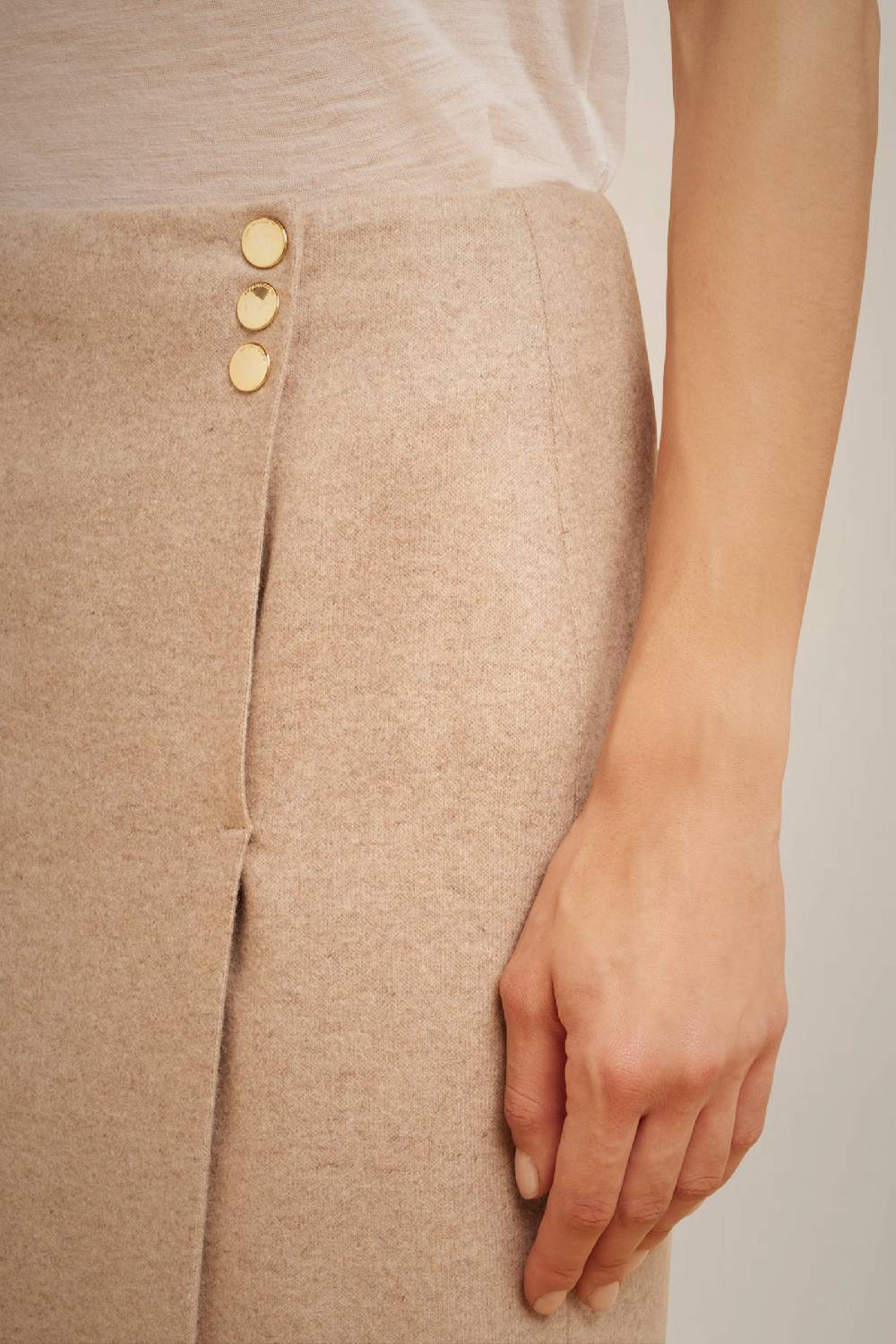 Liviana Conti GONNA PORTAFOGLIO IN PANNO CASHMERE W4FF4WN30W69-0.38