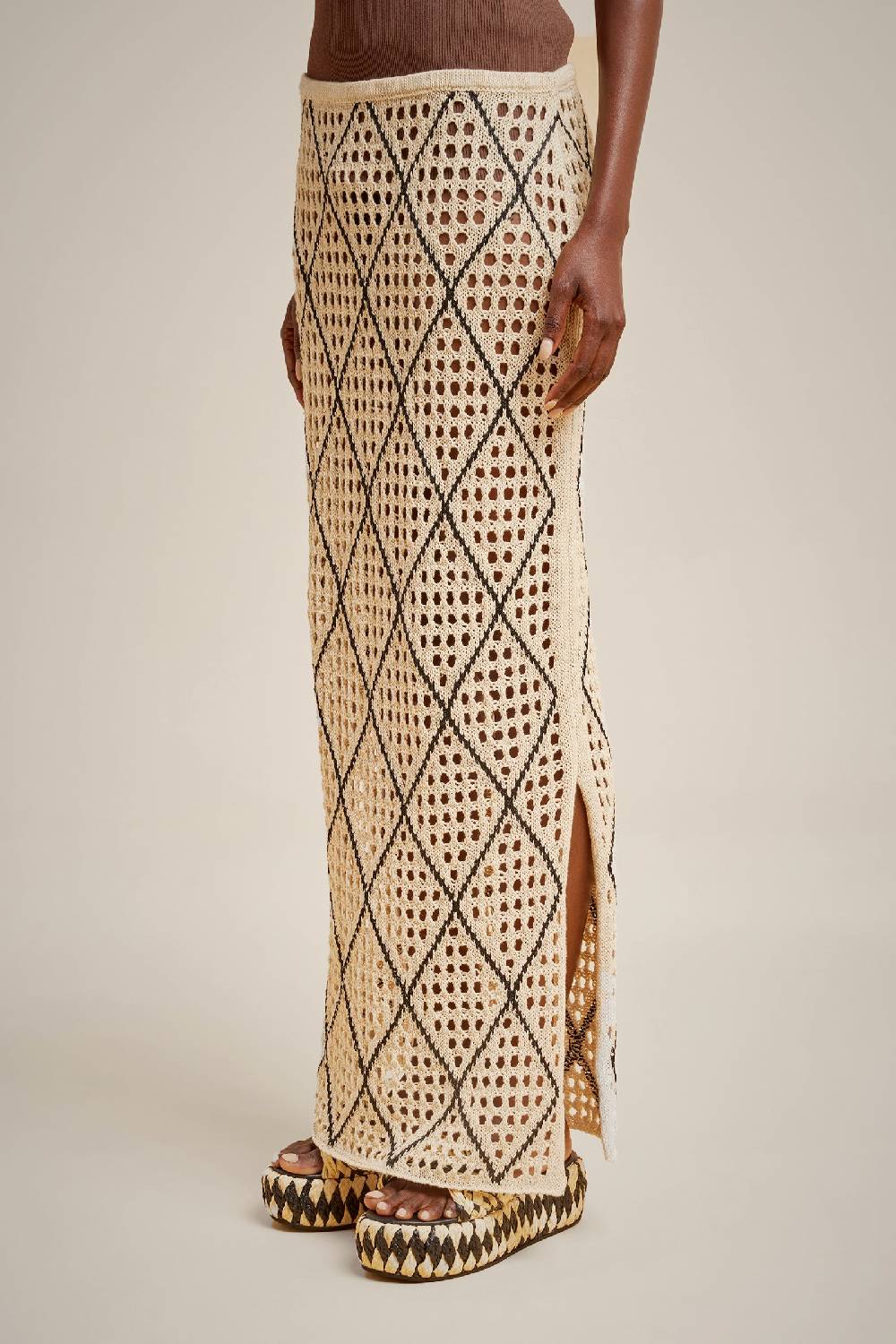 Liviana Conti GONNA PUNTO TRAFORAT S4LL4SD75W44-Y.XS