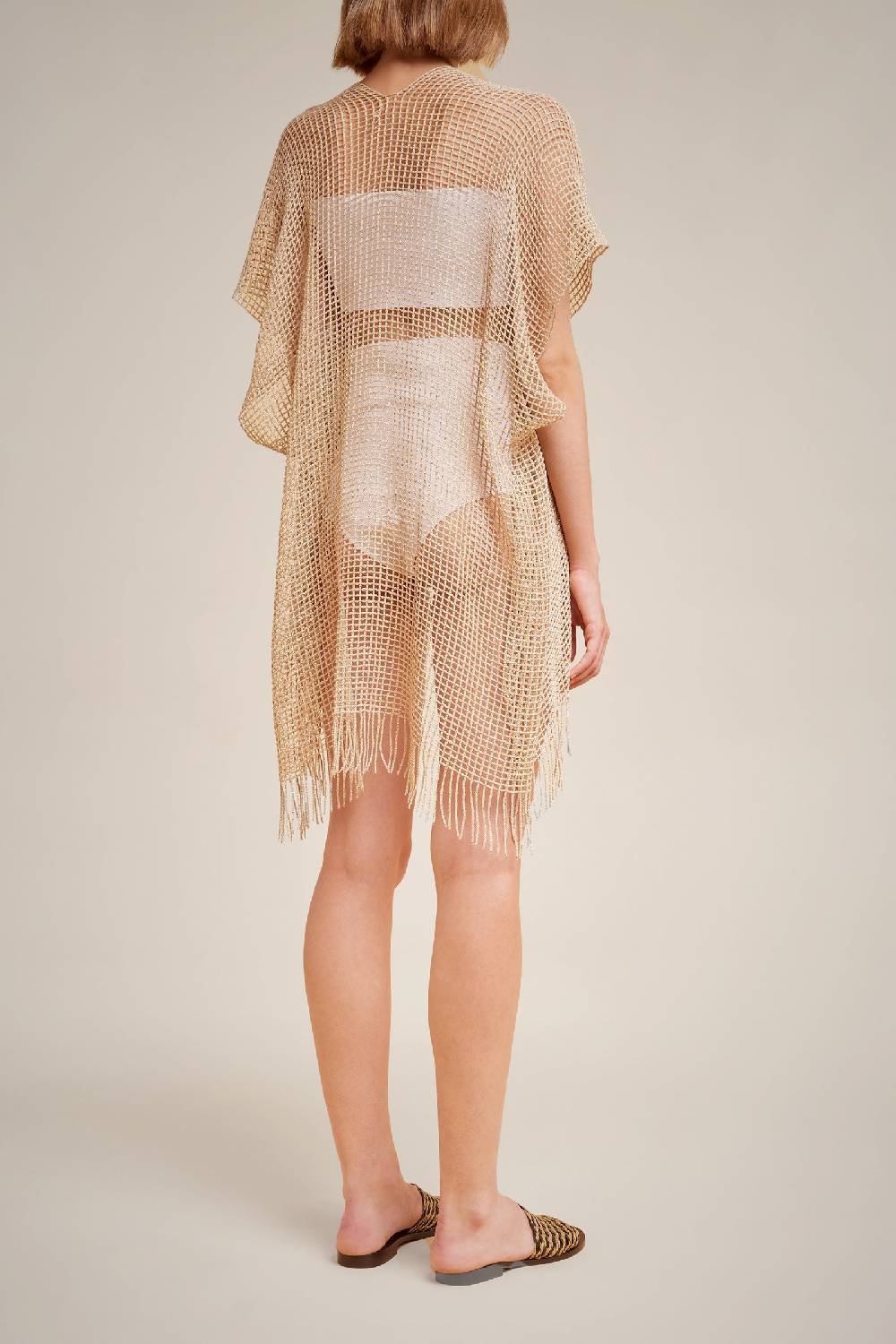 Liviana Conti KIMONO RETE LAMINATA S4AA4SF77Z03-0.NR