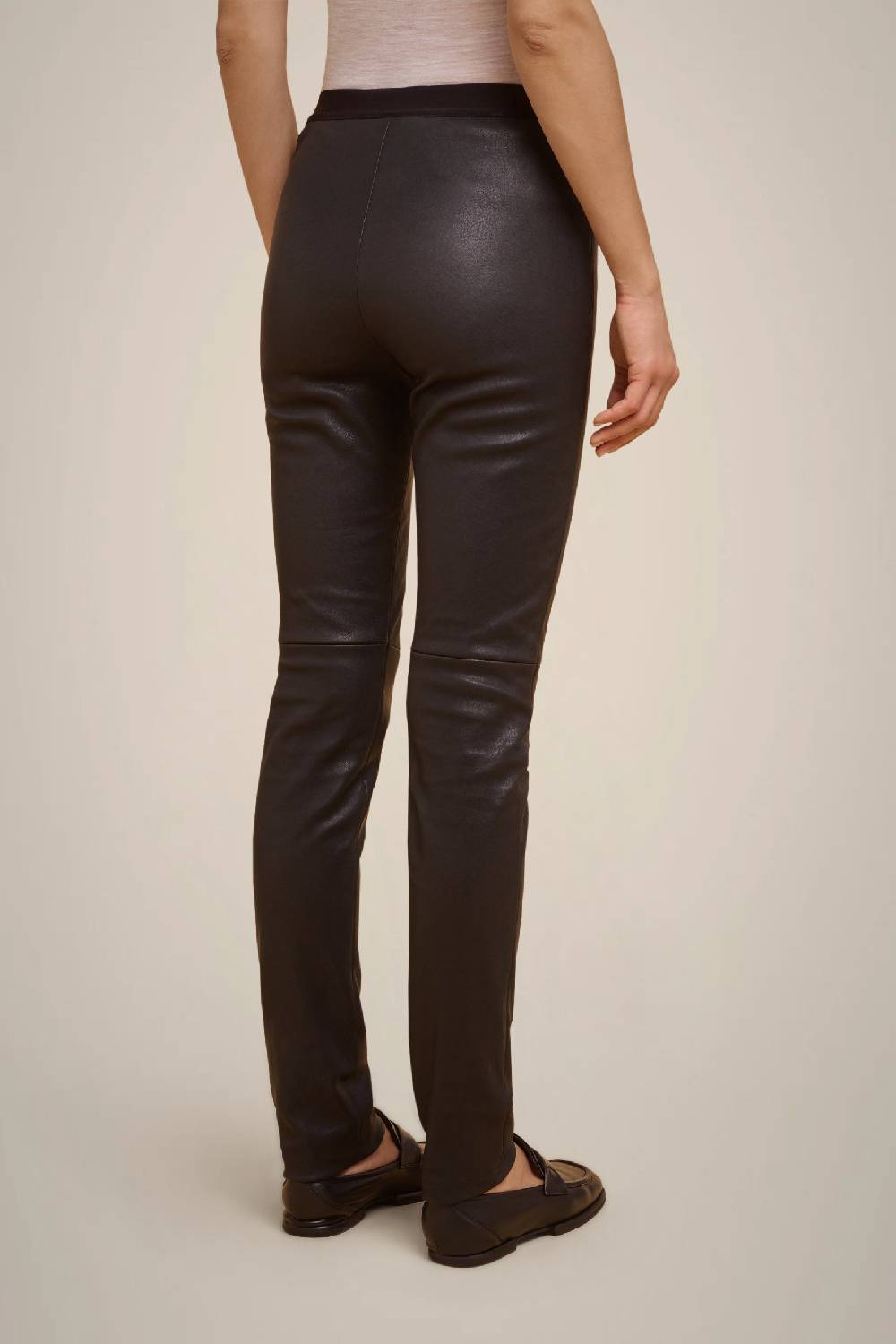 Liviana Conti LEGGINGS IN VERA PELLE W4FF4WX05Y69-0.38