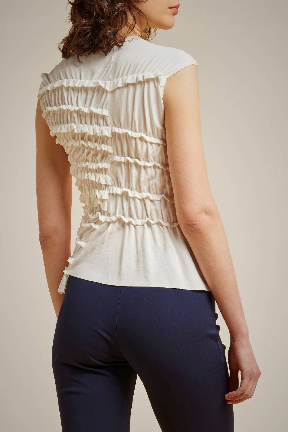 Liviana Conti BLUSA ARRICCIATA S4FF4SH82A08-1.38