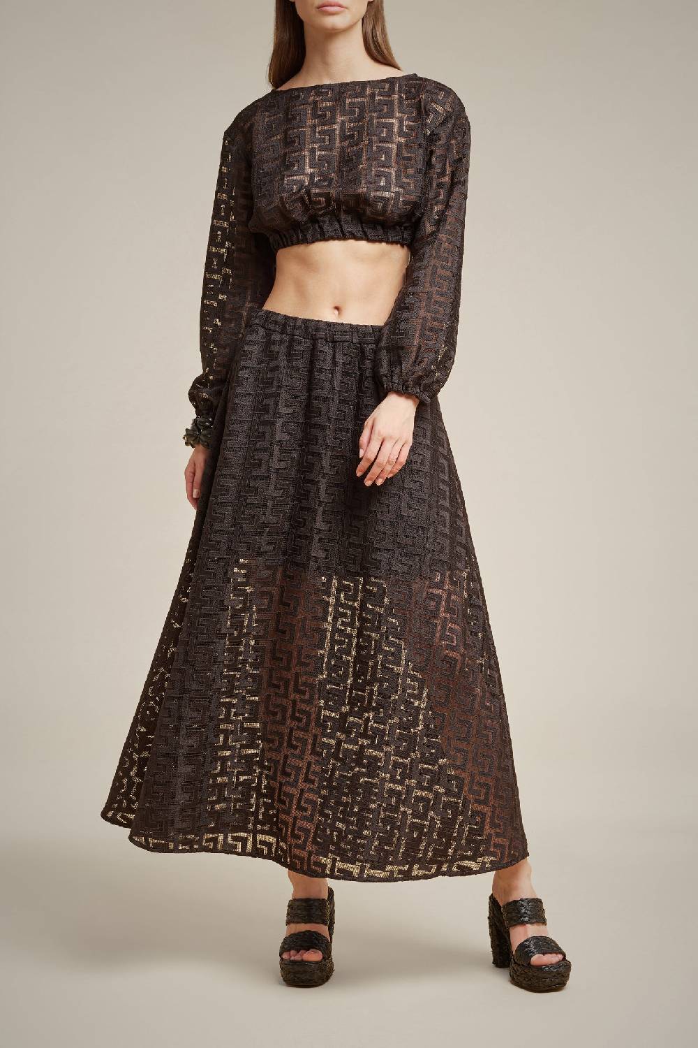 Liviana Conti BLUSA MACRAME' S4LL4SQ08W37-0.38