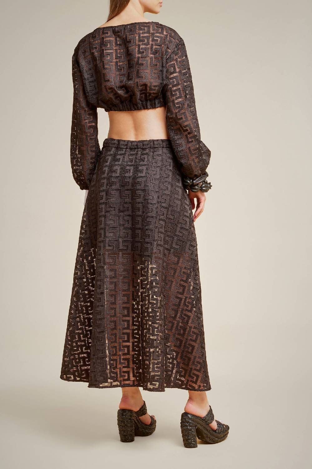 Liviana Conti BLUSA MACRAME' S4LL4SQ08W37-0.38