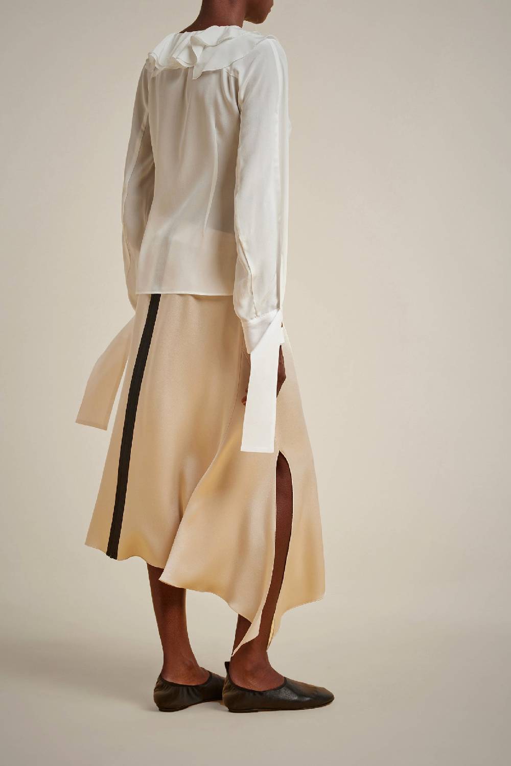 Liviana Conti CAMICIA CON VOLANT S4FF4SS03A08-1.38