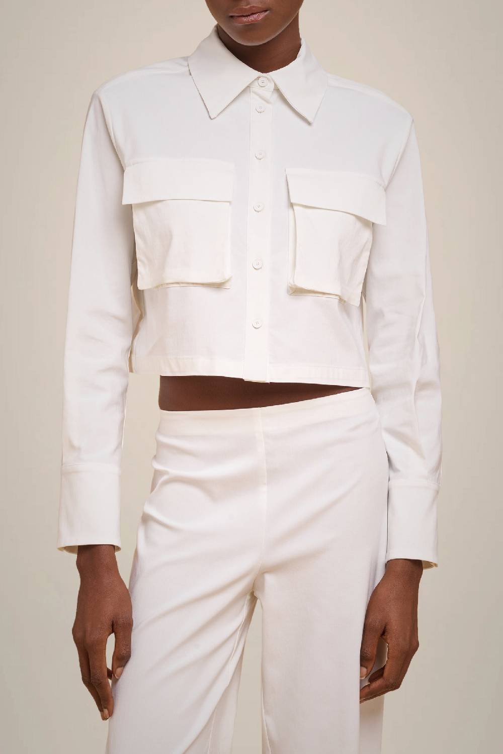 Liviana Conti CAMICIA CROP W4FF4WR06A08-1.46