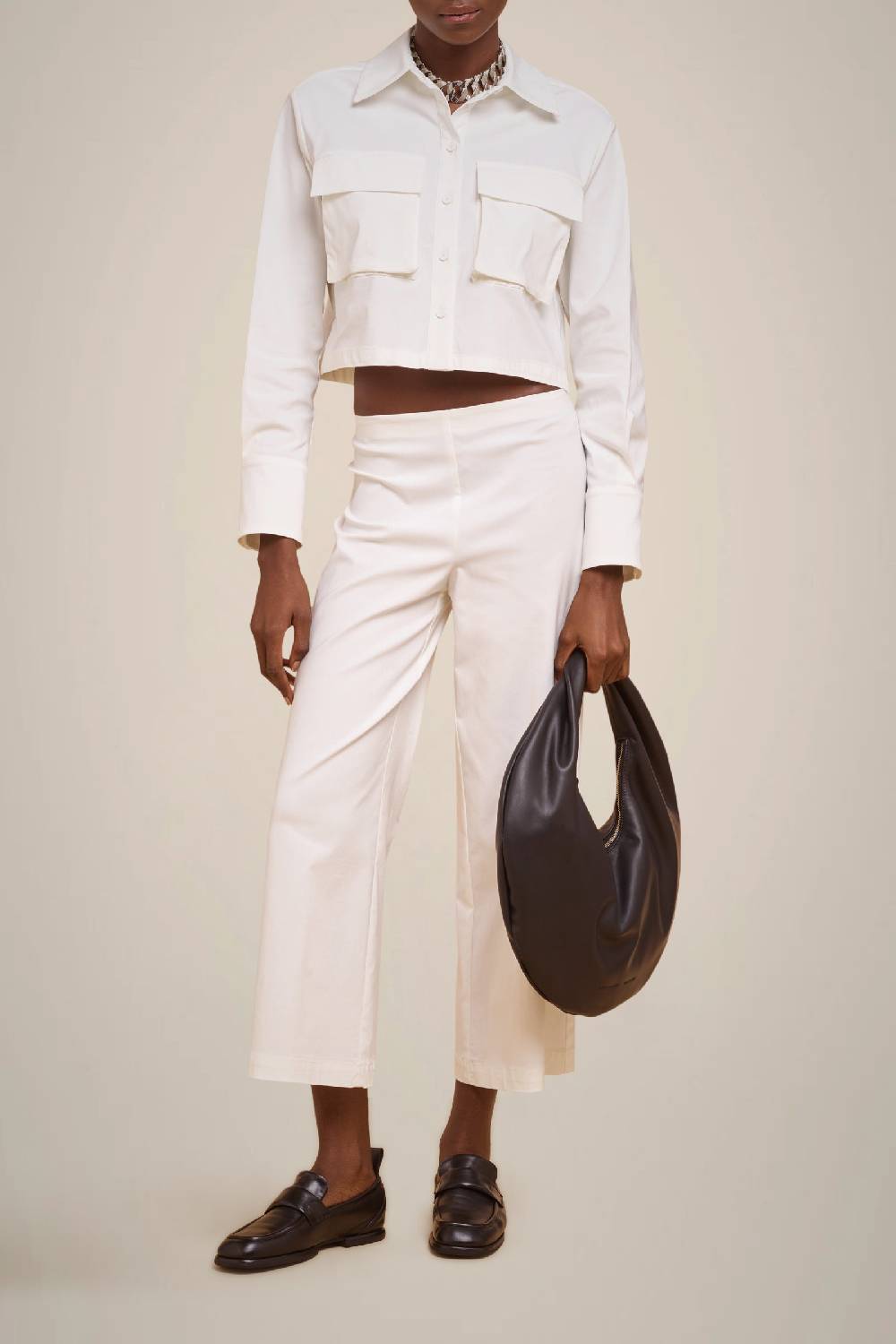 Liviana Conti CAMICIA CROP W4FF4WR06A08-1.46