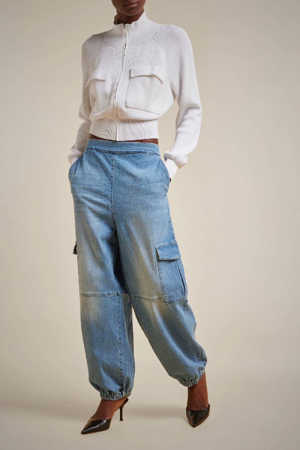 Liviana Conti CARGO DENIM S4FF4SY71Z89-0.26