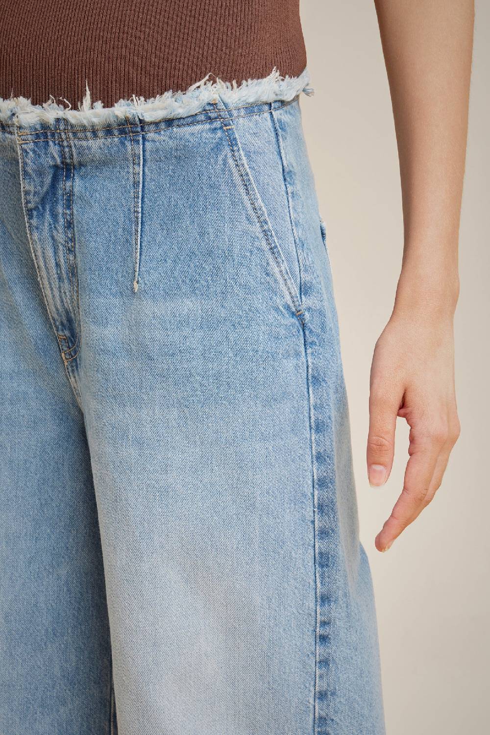 Liviana Conti CROPPED JEANS S4LL4SY81Z97-0.26