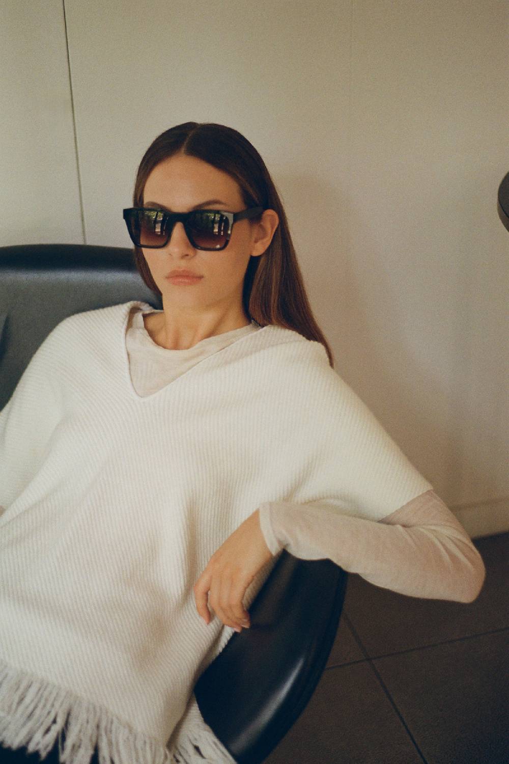 Liviana Conti GILET CON FRANGE W4FF4WB33A08-1.XS