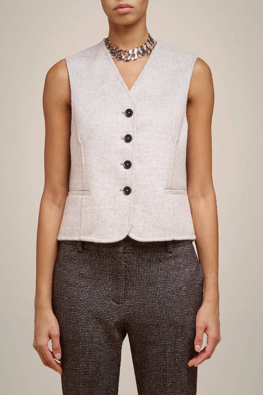 Liviana Conti GILET IN 100% LANA W4FF4WW64X47-0.40