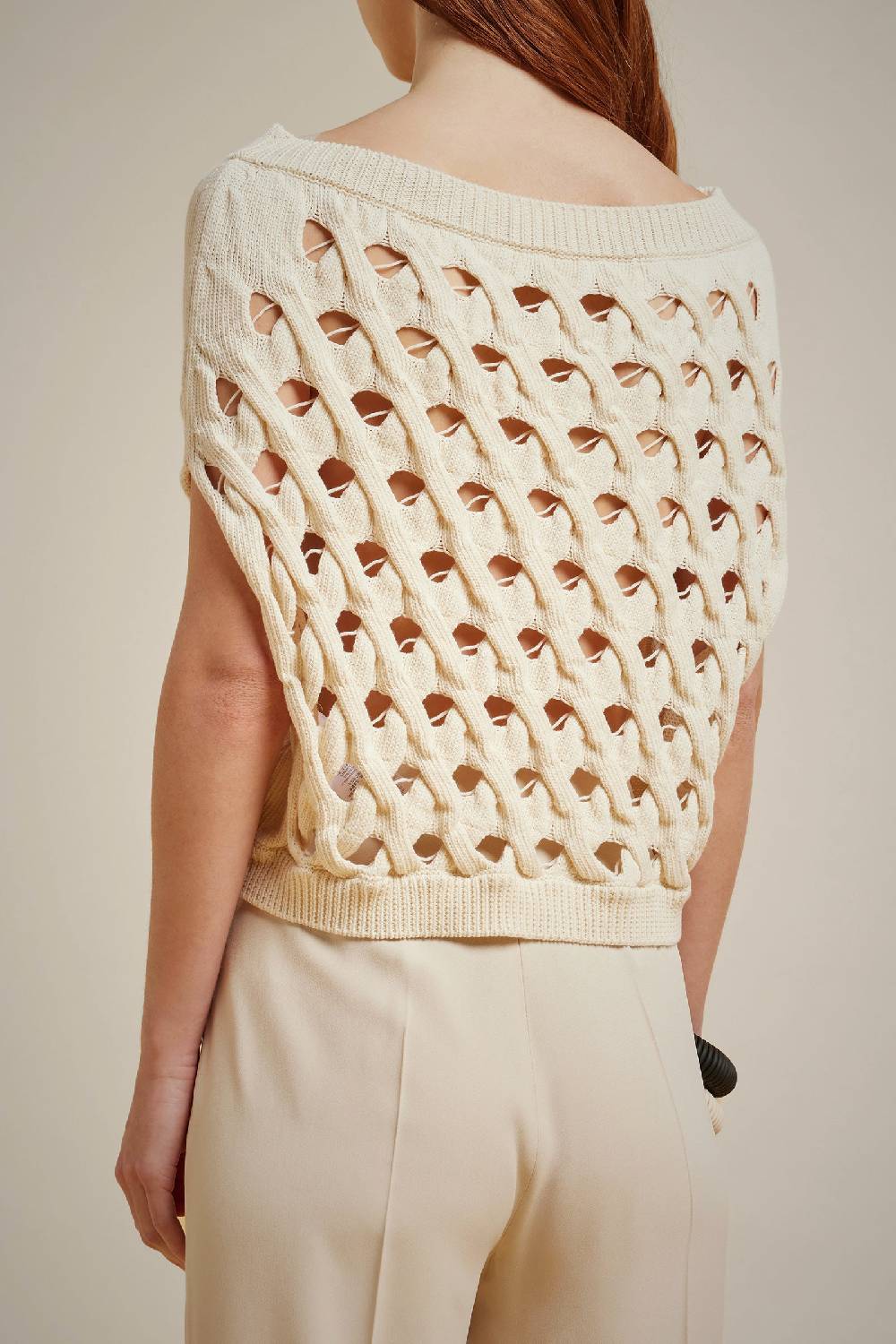 Liviana Conti GILET RETE S4FF4SC42W43-1.XS