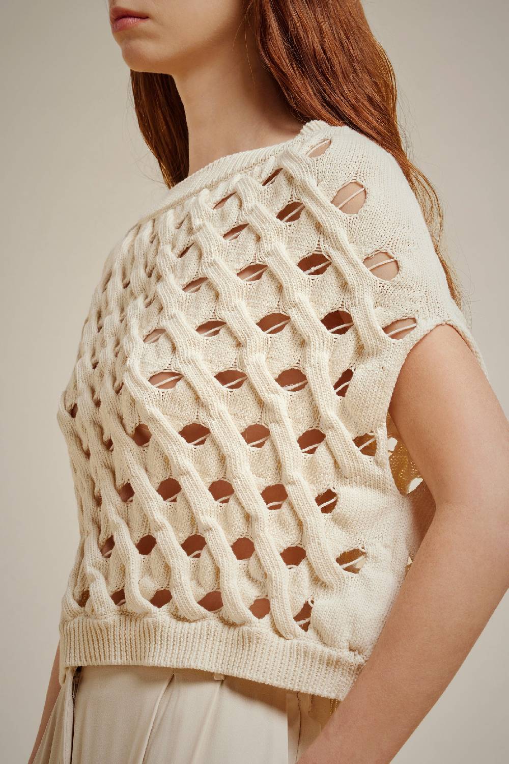 Liviana Conti GILET RETE S4FF4SC42W43-1.XS