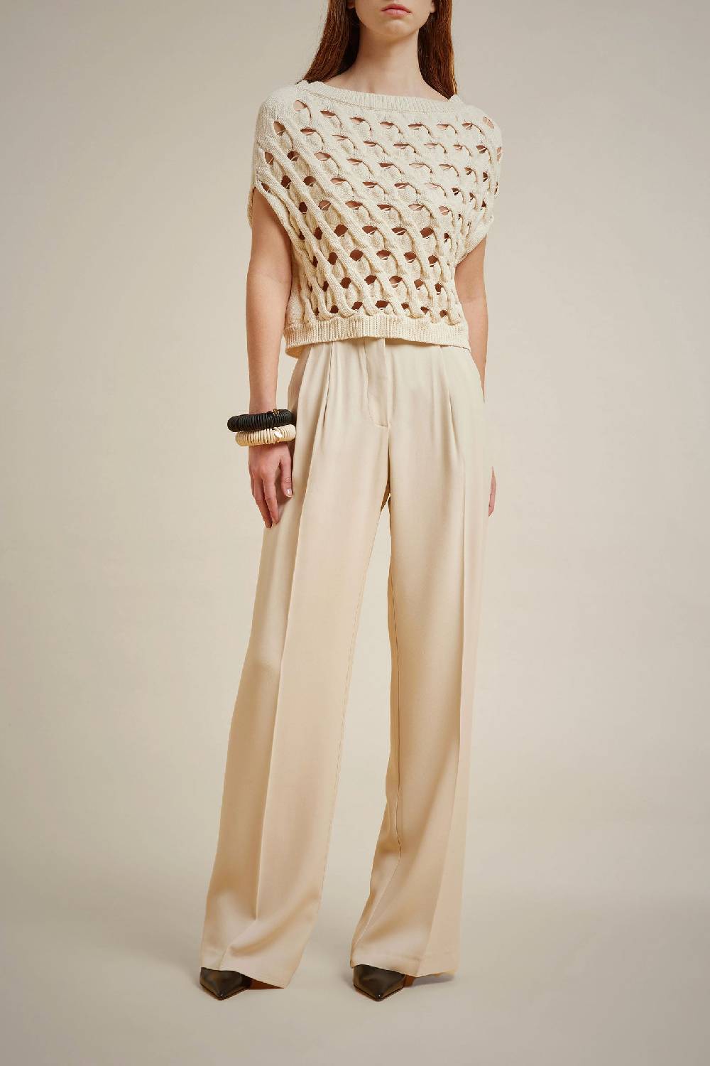 Liviana Conti GILET RETE S4FF4SC42W43-1.XS