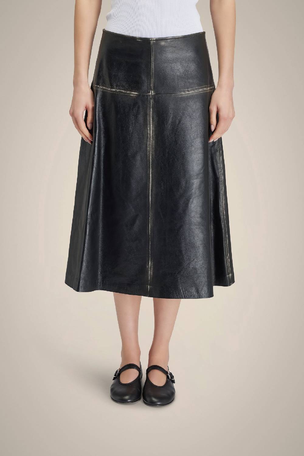 Liviana Conti GONNA PELLE MIDI S4NN4SX20Y69A3.S