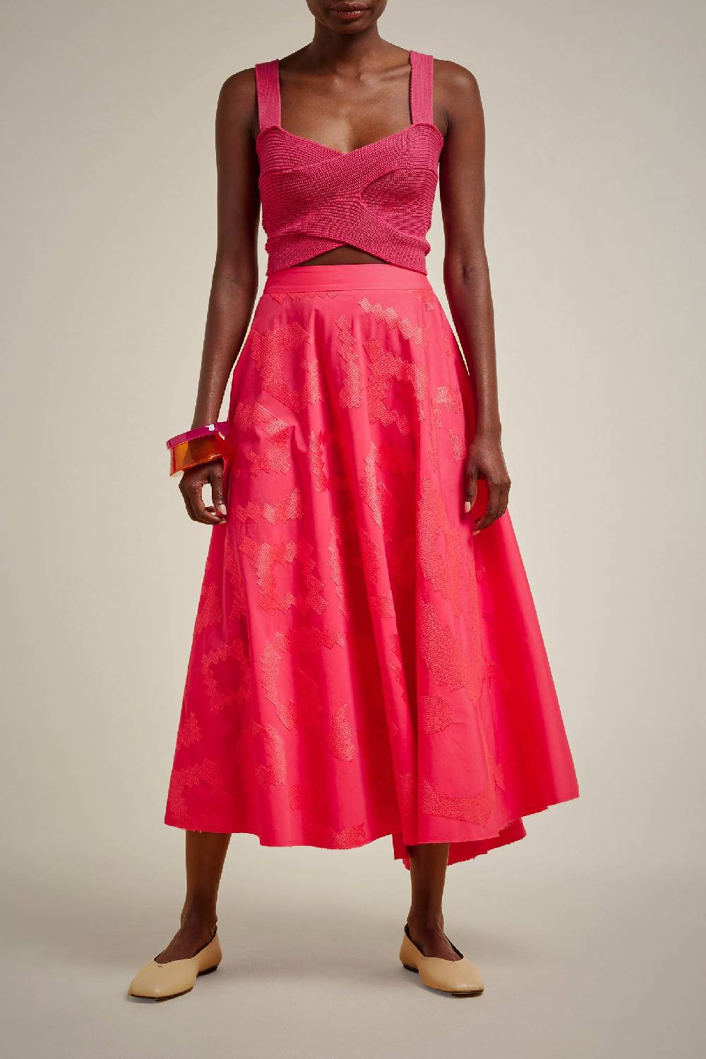 Liviana Conti GONNA RICAMATA S4FF4SK82G33-1.40