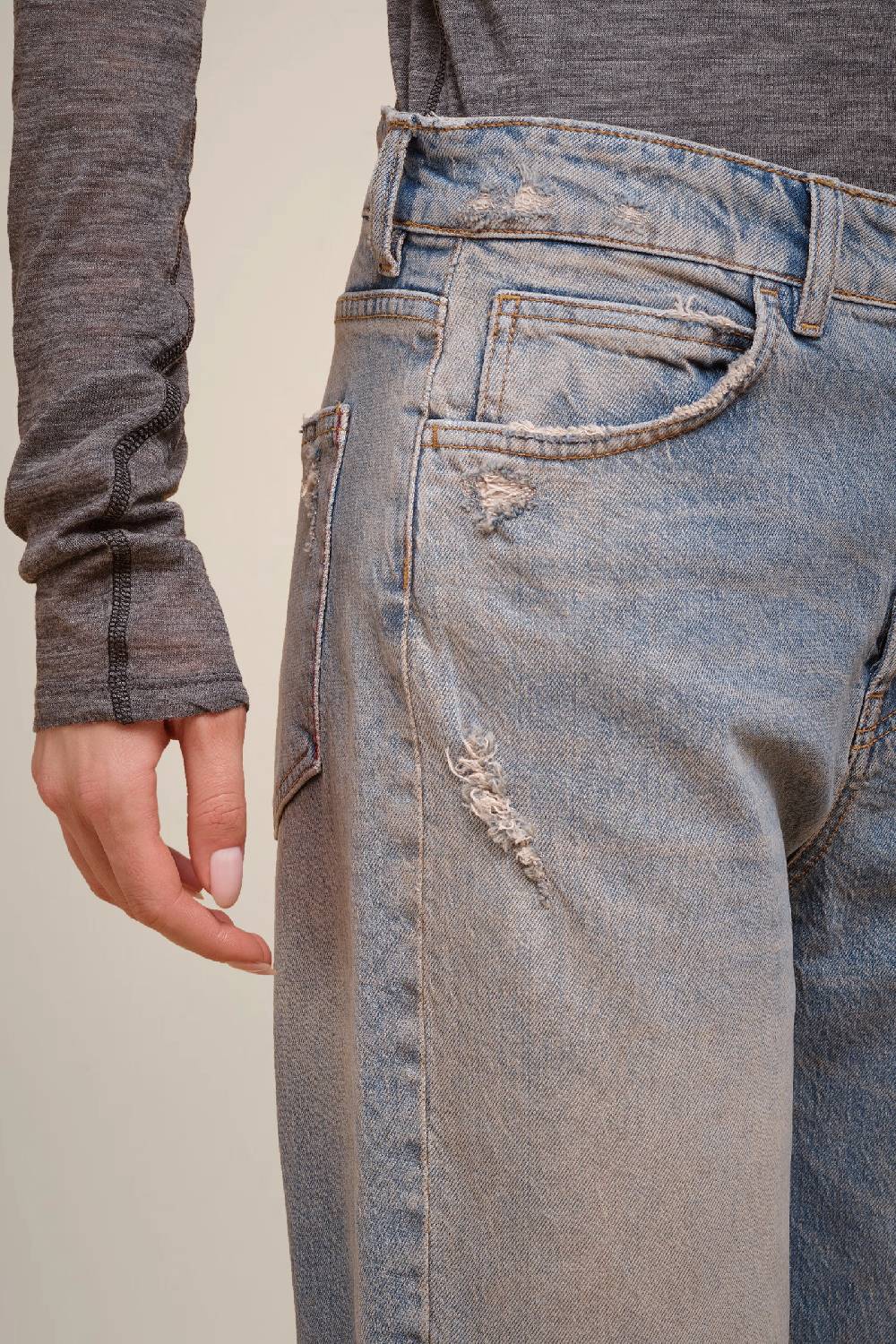 Liviana Conti JEANS BOY FIT W4FF4WY62Z77-0.26