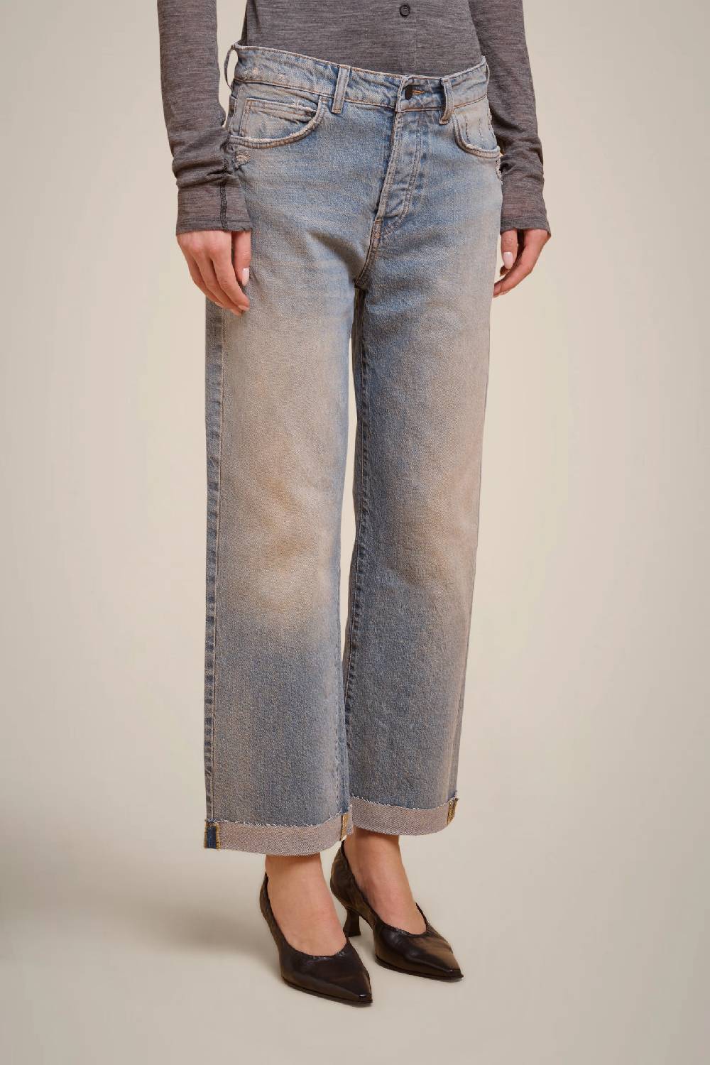 Liviana Conti JEANS BOY FIT W4FF4WY62Z77-0.26