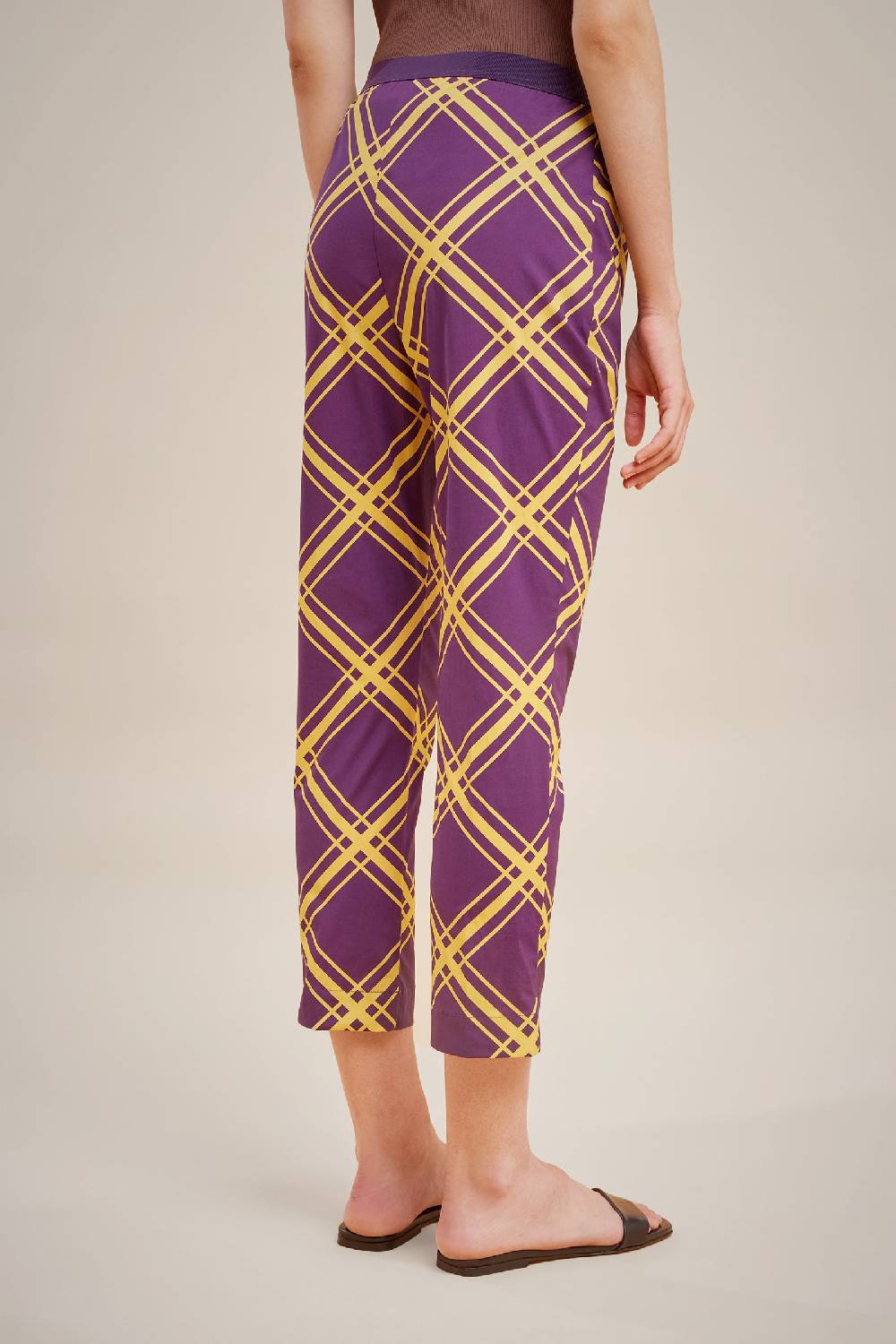 Liviana Conti LEGGINGS S4LL4SU462-CHK.38