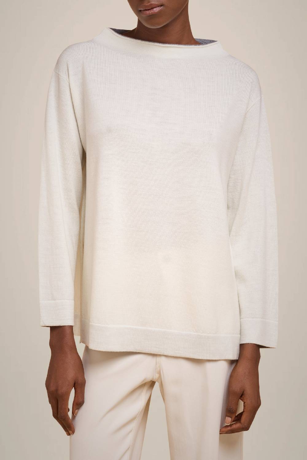 Liviana Conti MAGLIA BORDI DOUBLE W4FCNTA03A08-X.S