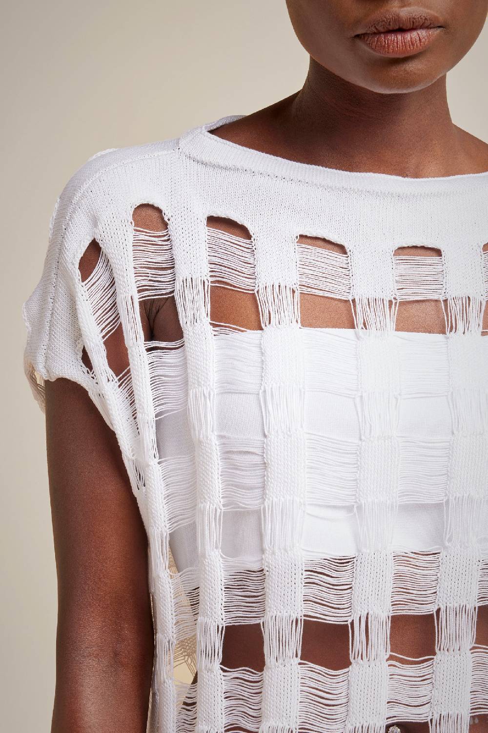 Liviana Conti MAGLIA CHECK S4LL4S103A01-0.S