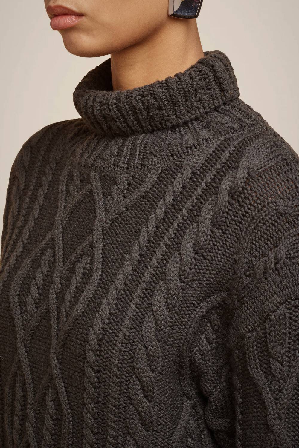 Liviana Conti MAGLIA CON TRECCE W4FF4WD10S89-0.XS