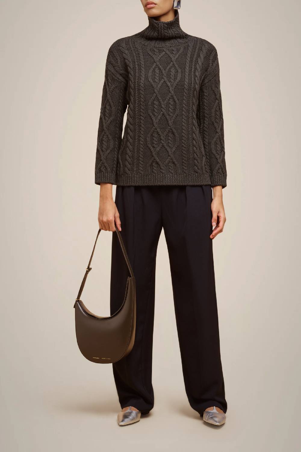 Liviana Conti MAGLIA CON TRECCE W4FF4WD10S89-0.XS