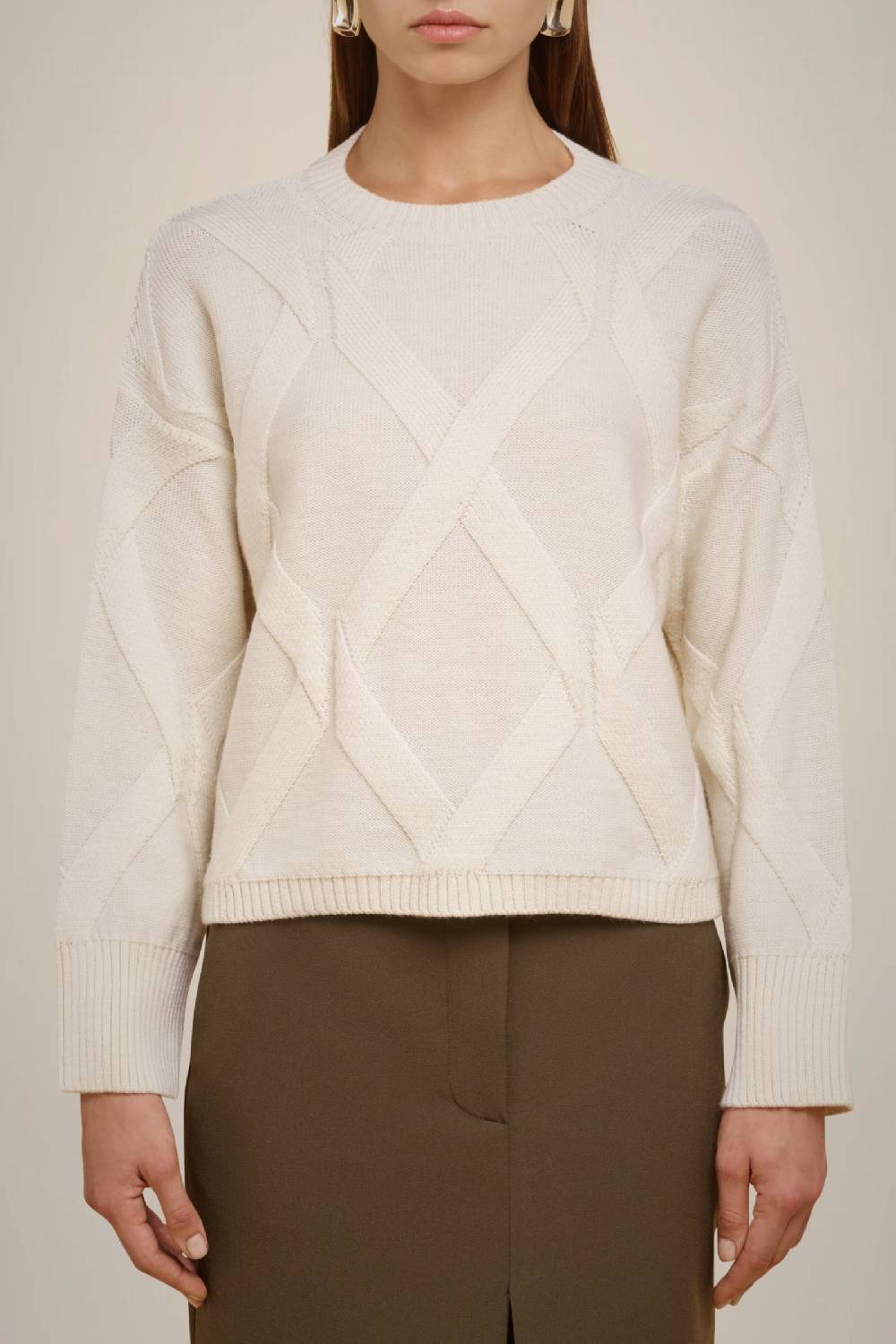 Liviana Conti MAGLIA CROP LANA W4FF4WD06A08-1.XS