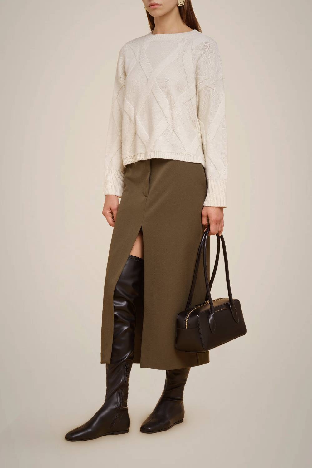 Liviana Conti MAGLIA CROP LANA W4FF4WD06A08-1.XS