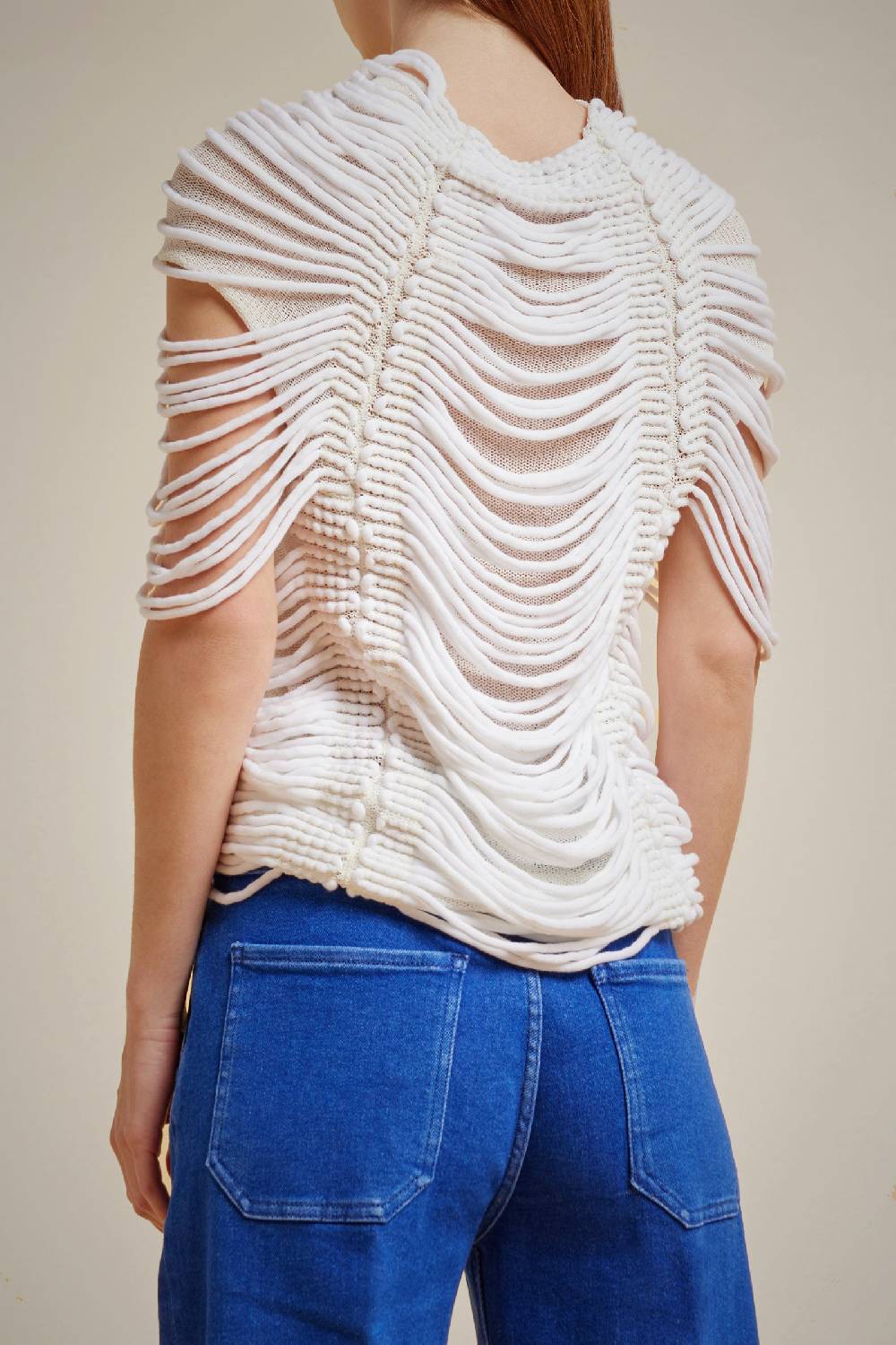 Liviana Conti MAGLIA FETTUCCE S4FF4S105A01-0.XS