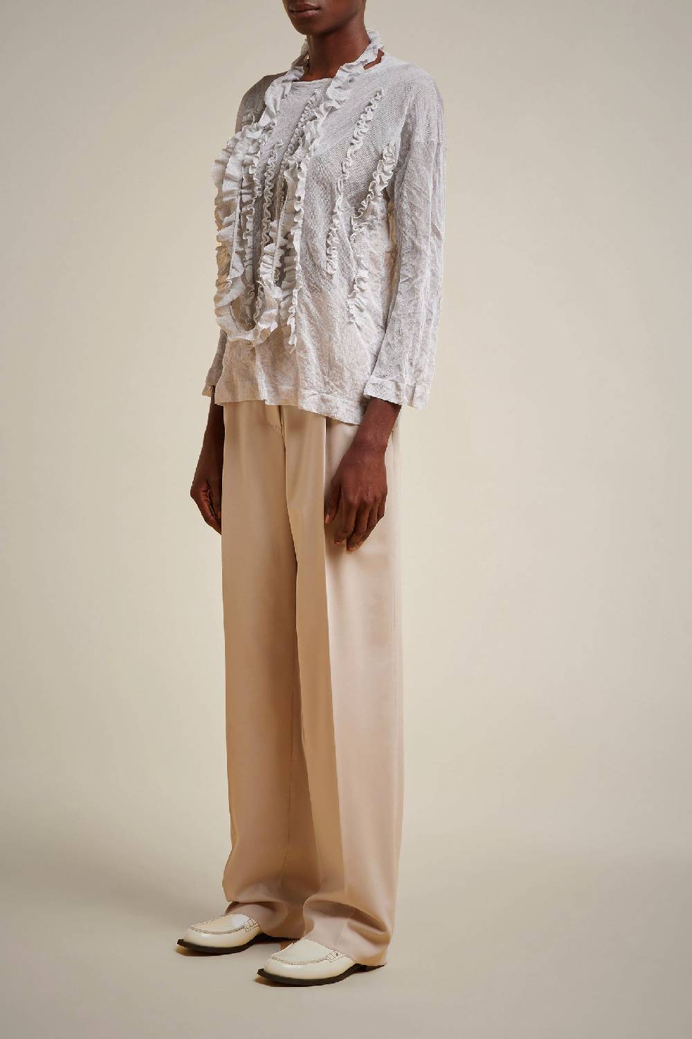 Liviana Conti MAGLIA ROUCHES S4FF4SG06A01-0.XS