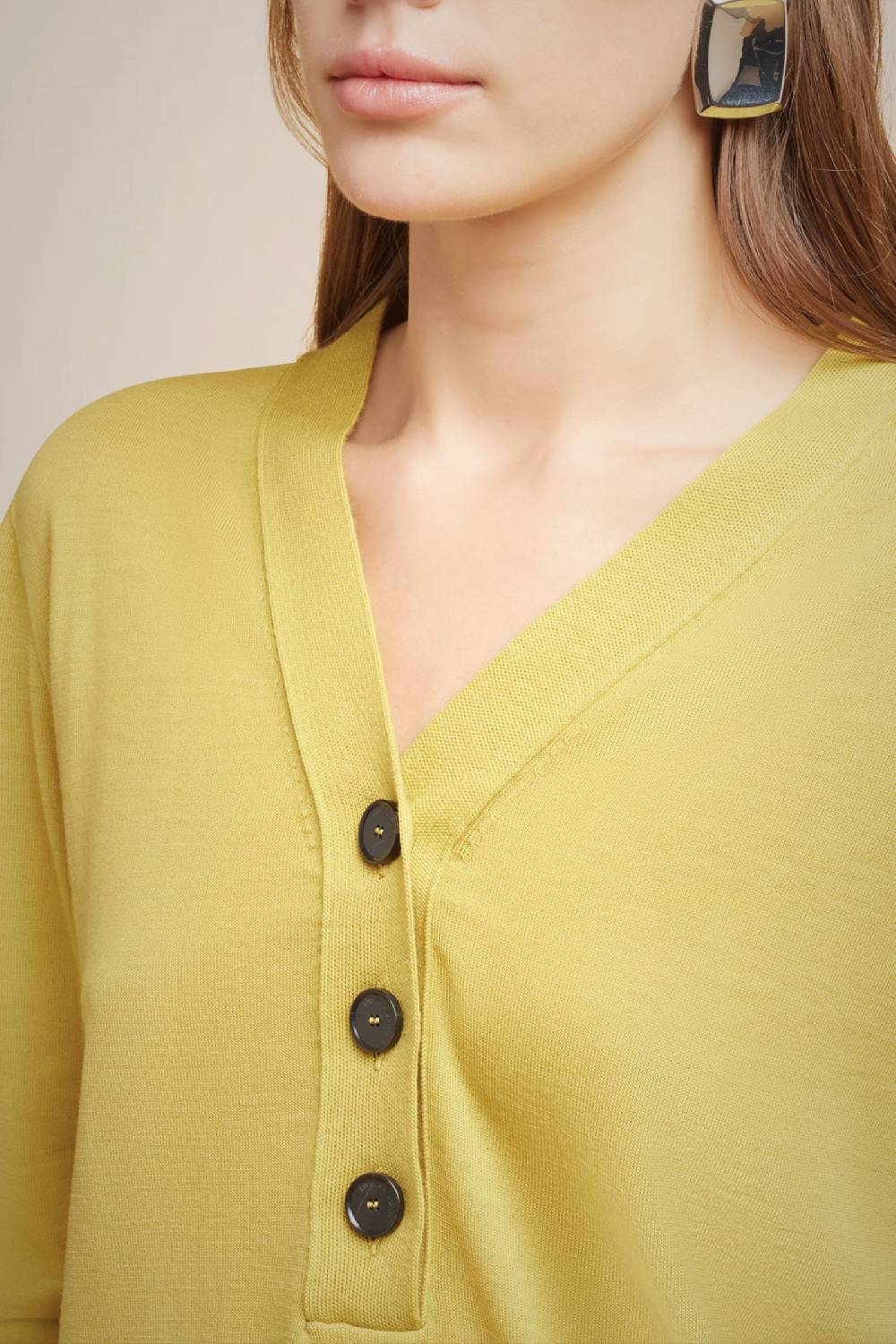 Liviana Conti MAGLIA SCOLLO A V W4FF4WA13A83-0.XS