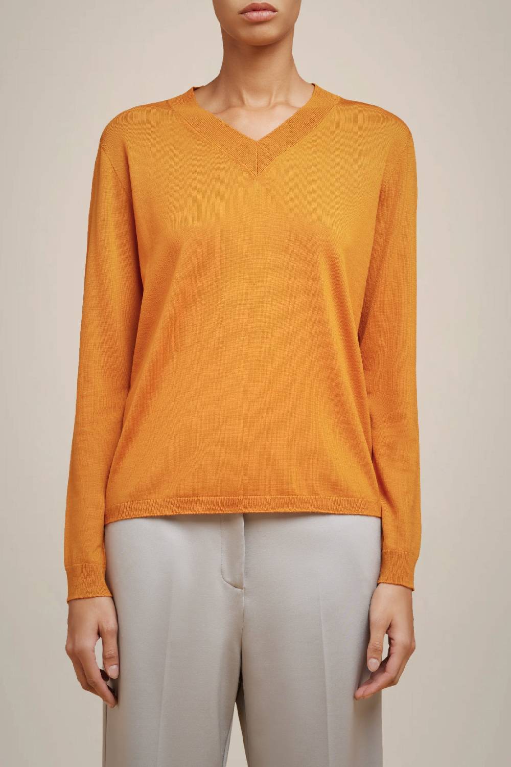 Liviana Conti MAGLIA SCOLLO A V W4FF4WA15C06-0.XS