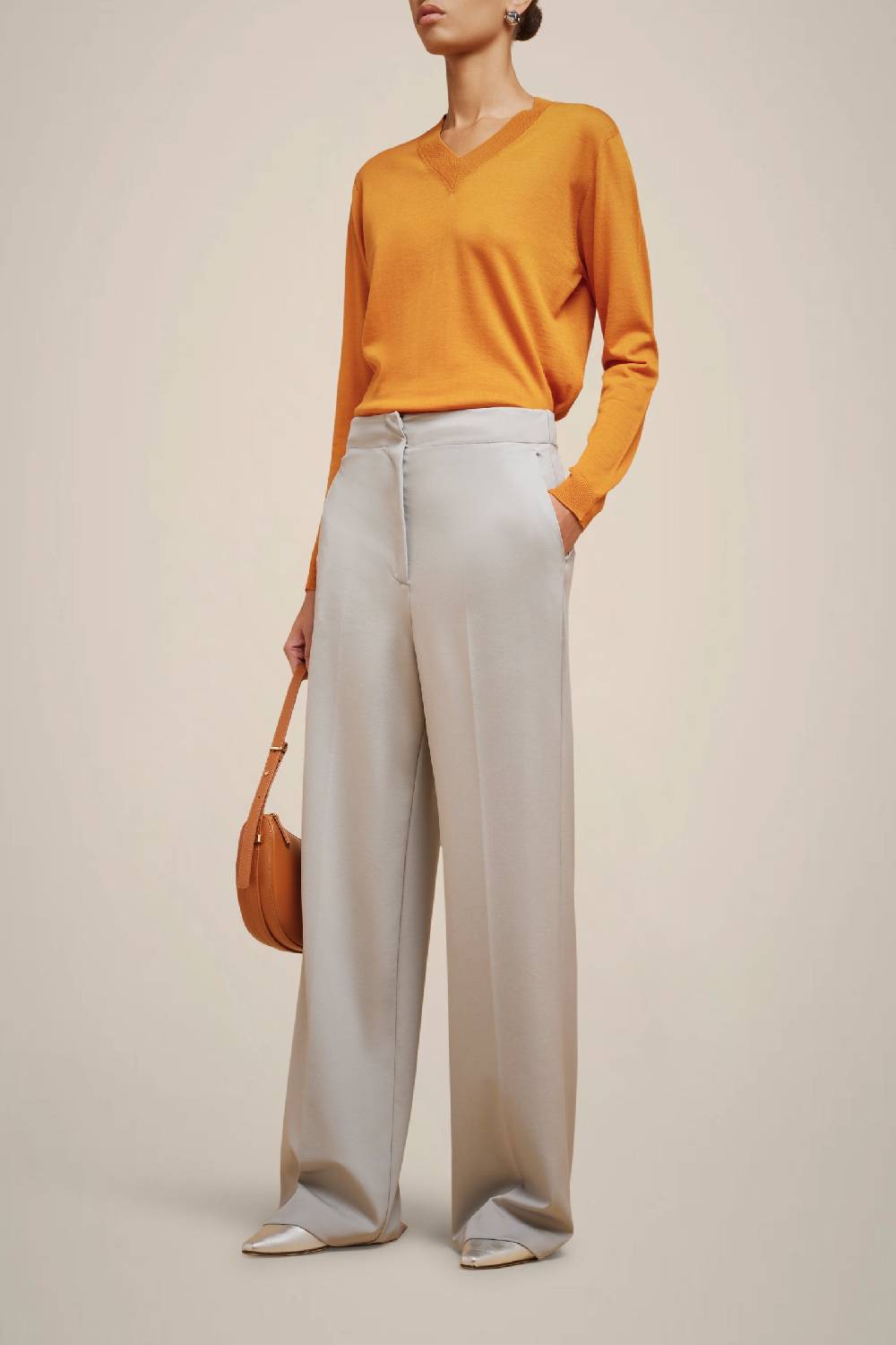 Liviana Conti MAGLIA SCOLLO A V W4FF4WA15C06-0.XS