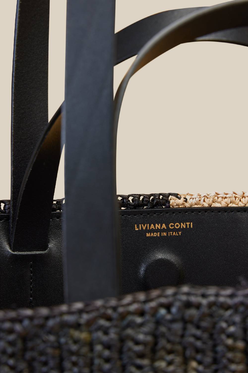 Liviana Conti MAXI TOTE A RIGHE S4AA4SA84A15-Y.NR