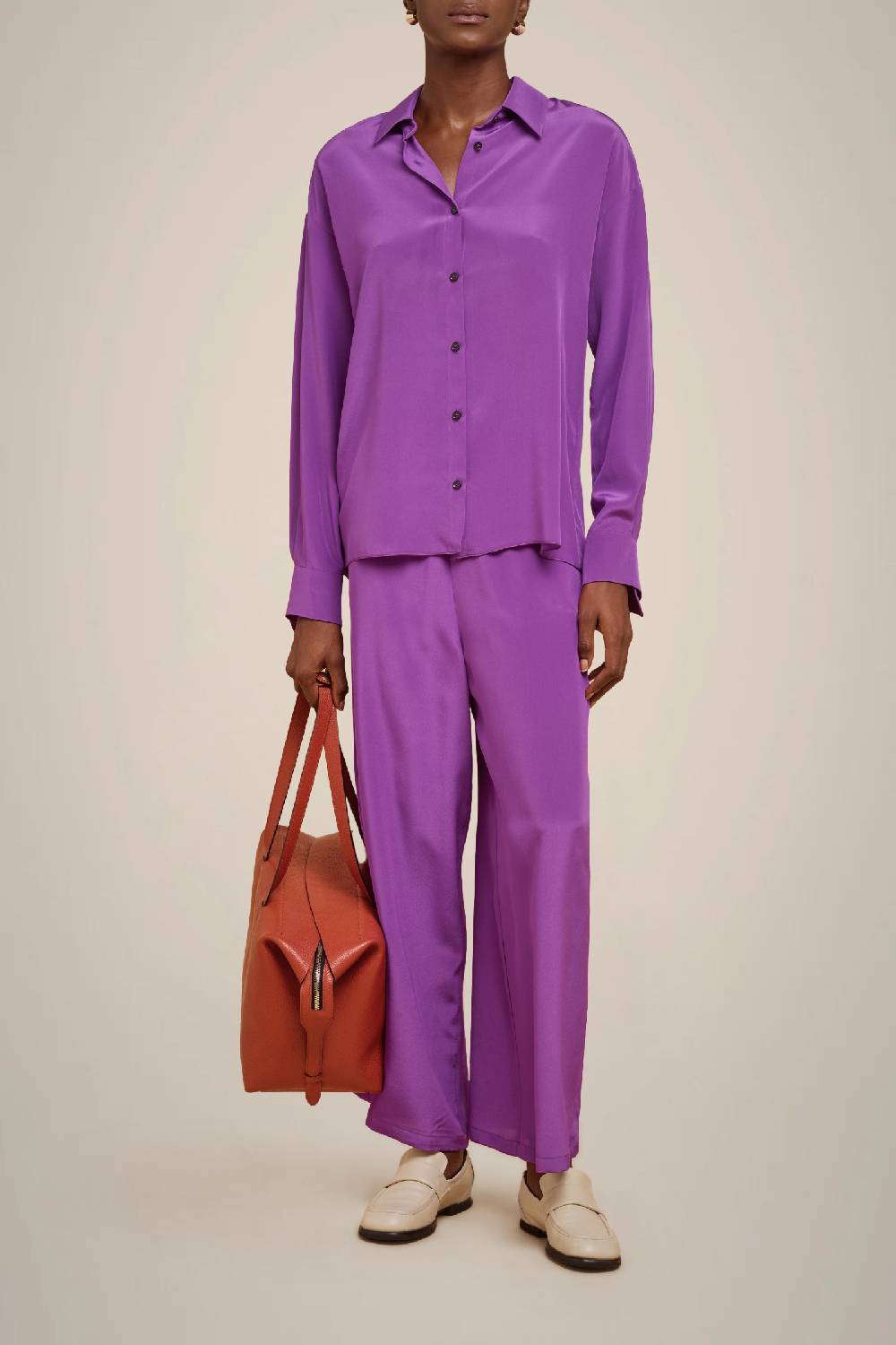 Liviana Conti PANTALONE 100% SETA W4FF4WS15I80-0.40