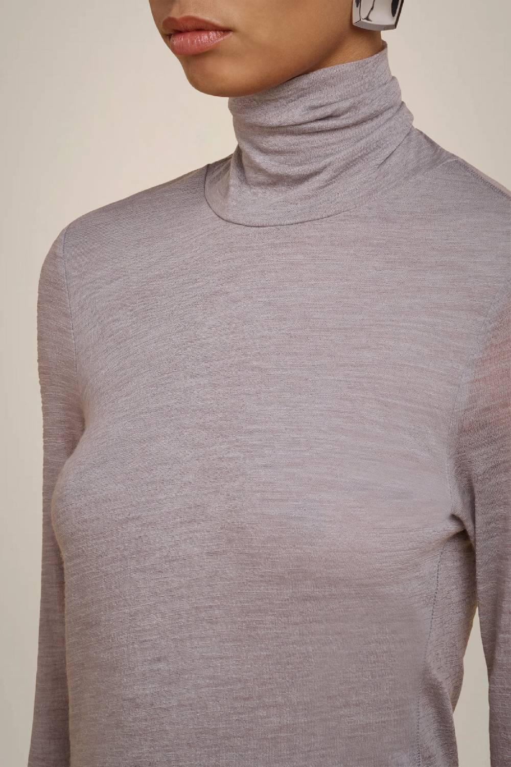 Liviana Conti T-SHIRT COLLO ALTO W4FF4WH17X72-0.XS