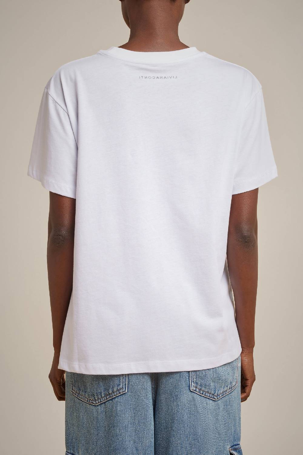 Liviana Conti T-SHIRT RICAMO S4LL4SW84A01-0.XS