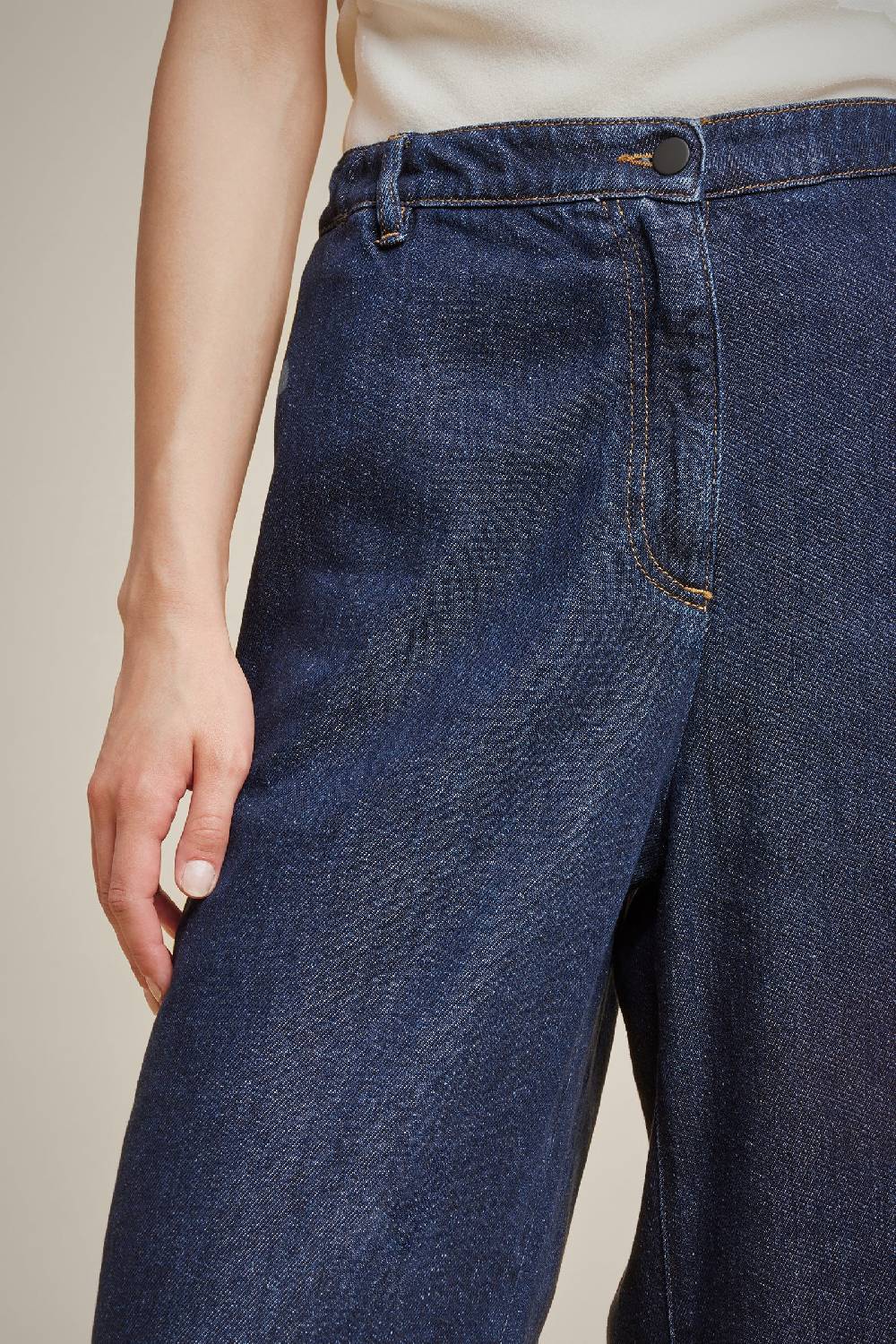 Liviana Conti WIDE-LEG JEANS S4LL4SY86Z83-0.27