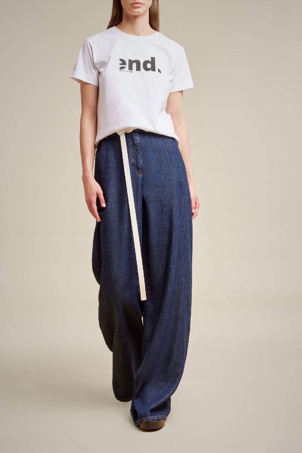 Liviana Conti WIDE-LEG JEANS S4LL4SY86Z83-0.27